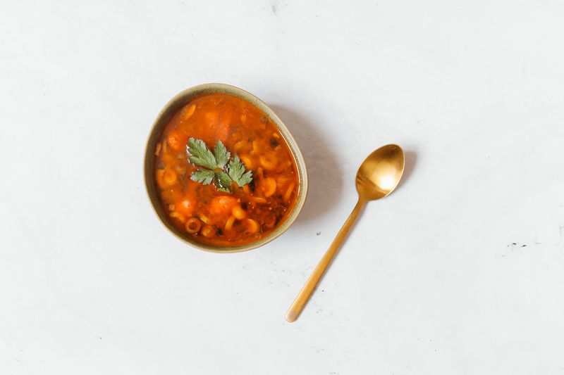 White bean and kale soup with rustic bread