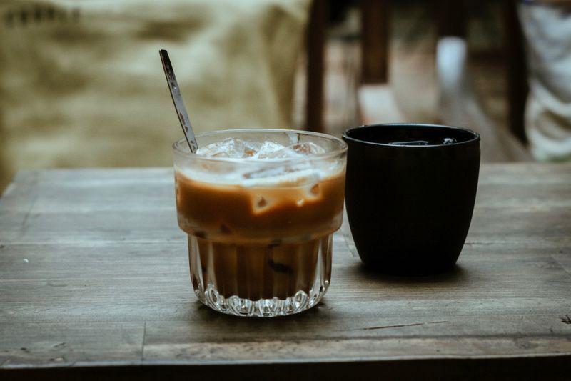 Smooth cold brew coffee over ice